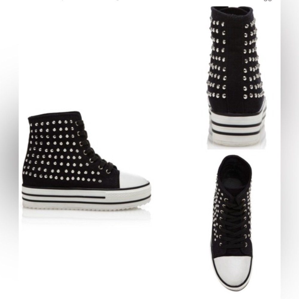 🎉H.P🎉 PLATFORM STUDDED HIGHTOPS